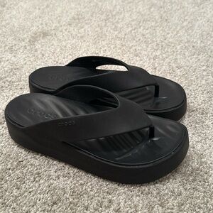 Croc sandals